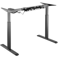 Стол для работы стоя ErgoSmart Electric Desk 1380x800x18 мм (бетон чикаго светло-серый/черный)