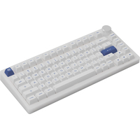 Клавиатура Akko PC75B Plus White & Blue (Akko CS Jelly Pink)