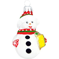 Елочная игрушка Орбитал Снеговик 200-088-1 (белый)