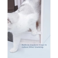 Туалет-домик Furrytail XL Semi-Closed Glow House Cat Litter Box with Scoop