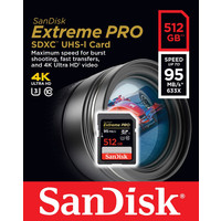 Карта памяти SanDisk Extreme PRO SDXC UHS-I 512GB (SDSDXPA-512G-G46)