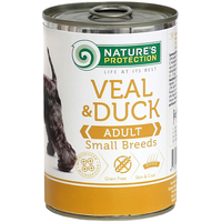 Консервированный корм для собак Nature's Protection Adult Small Breed Veal & Duck 0.4 кг