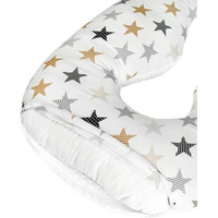 Подушка для беременных Amarobaby Звезды AMARO-40A-ZP (серый)