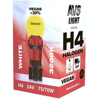 Галогенная лампа AVS Vegas H4 24V 75/70W 1шт [A78142S]