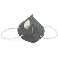 Респиратор-полумаска 3D Mask Респиратор KN95 FFP2 с клапаном выдоха (серый, 2 шт)