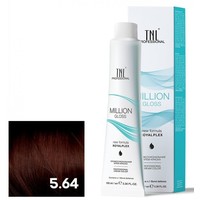 Крем-краска для волос TNL Professional Million Gloss 5.64 100 мл