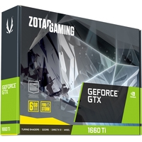 Видеокарта ZOTAC Gaming GeForce GTX 1660 Ti 6GB GDDR6 ZT-T16610F-10L
