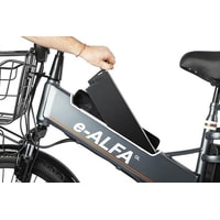 Электровелосипед Eltreco Green City E-Alfa GL 2021 (темно-серый)