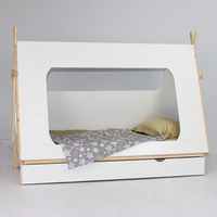 Кровать-домик Millwood Вырастайка Вигвам 200x90 (с ящиком, белый)