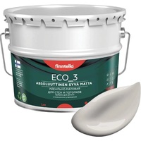 Краска Finntella Eco 3 Wash and Clean Vuoret F-08-1-9-LG243 9 л (теп. серо-кор)