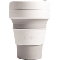 Многоразовый стакан Stojo S1-DOV-C (серый/белый, 0.355 л)