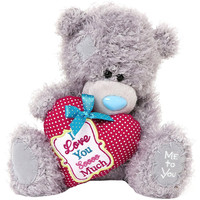 Классическая игрушка Me To You Мишка Teddy с сердечком Love You Sooo Much (20 см) [G01W3438]