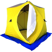 Палатка для зимней рыбалки Стэк Куб-3 (трёхслойная, дышащая)