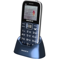 Кнопочный телефон Maxvi B6 (маренго)