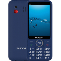 Кнопочный телефон Maxvi B35 (синий)