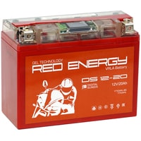 Мотоциклетный аккумулятор Red Energy DS 12-20 (Y50-N18L-A3, YTX24HL-BS, YTX24HL) (20 А·ч)