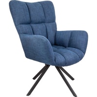 Интерьерное кресло AksHome Colorado 70510 (ткань, темно-синий/черный)