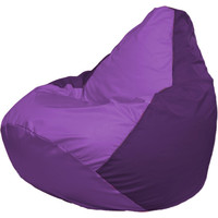 Кресло-мешок Flagman Груша Макси Г2.1-102 (фиолетовый/сиреневый)
