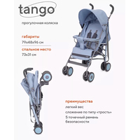 Коляска прогулочная «трость» Rant Basic Tango RA352 (pacific blue)