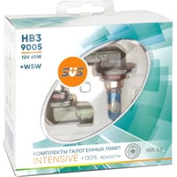 Галогенная лампа SVS HB3/9005 65W+W5W Intensive+130% Ver.2.0 2+2шт