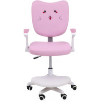 Компьютерное кресло AksHome Catty White (котенок розовый)