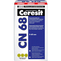 Самонивелирующаяся смесь Ceresit CN 68. Самонивелирующаяся гипсоцементная смесь