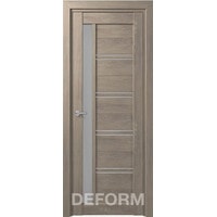 Межкомнатная дверь Юркас Deform D19 ДО 60x200 (дуб шале седой/мателюкс)