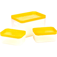 Набор коробок для хранения Berossi Good mix АС 25955000 (желтый)