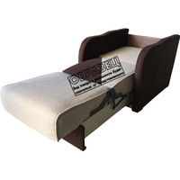 Кресло-кровать Асмана Виктория-1 (рогожка кубики коричневые/рогожка бежевый)