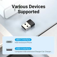 Адаптер Vention CDWB0 USB Type-A - USB Type-C (черный)