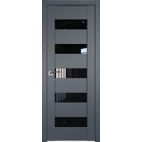 Межкомнатная дверь ProfilDoors 29U L 50x200 (антрацит, черный триплекс)