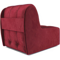 Кресло-кровать Мебель-АРС Барон №2 (бархат, красный Star Velvet 3 Dark Red) в Солигорске