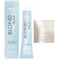 Крем-краска для волос Kapous Professional Blond Bar с экстрактом жемчуга BB 001 снежная королева