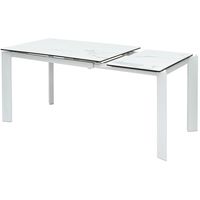 Кухонный стол M-City Corner 120 Matte 614М04879 (белый мрамор матовый керамика/белый)