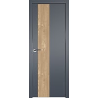 Межкомнатная дверь ProfilDoors 5E 70x200 (антрацит/вставка каштан натуральный)
