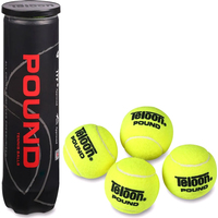 Набор теннисных мячей Teloon Pount-Tour 828T Р4 (4 шт, желтый)