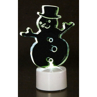 Светильник Neon-Night Снеговик в шляпе 2D, на подставке [501-043]
