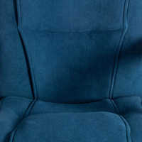 Кресло TetChair Bergamo (флок, синий 32)