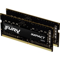 Оперативная память Kingston FURY Impact 2x16GB DDR4 SODIMM PC4-21300 KF426S16IBK2/32