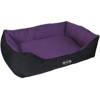 Лежак Scruffs Expedition Box Bed с бортиком 75 см (фиолетовый)