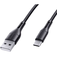 Кабель Usams USB Type-A - USB Type-C US-SJ501 (1 м, черный)