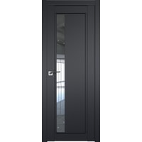 Межкомнатная дверь ProfilDoors 2.71U L 70x200 (черный матовый/стекло прозрачное)