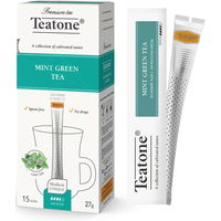 Зеленый чай Teatone Green Tea - Зеленый чай Мята 15 стиков