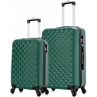 Комплект чемоданов L'Case Phatthaya PT-S/M (защитный зеленый)