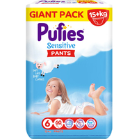 Трусики-подгузники Pufies Sensitive Pants Extra Large 6 (60 шт)