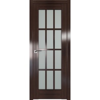 Межкомнатная дверь ProfilDoors 102X 90x200 (орех сиена/стекло матовое)