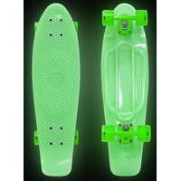 Пенниборд Y-Scoo Big Fishskateboard Glow 27 (зеленый флуоресцентный)