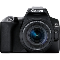 Зеркальный фотоаппарат Canon EOS 200D II Kit 18-55mm IS STM (черный)
