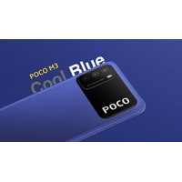 Смартфон POCO M3 4GB/128GB Восстановленный by Breezy, грейд C (синий)