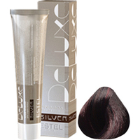 Крем-краска для волос Estel Professional De Luxe Silver 4/56 красно-фиолетовый шатен